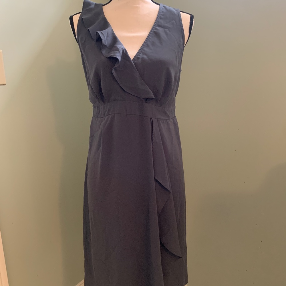 Motherhood Maternity slate blue dress